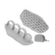 thumbnail image 4 of 1 par de agarres de levantamiento de pesas Protección a mano para hombres Pads de barra de barra de mujeres Gimnasio Gris, 4 of 8