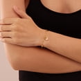 thumbnail image 6 of SKQIT Fashion 18K Gold Plated Stainless Steel Heart Charm Chain Bracelet Adjustable Link Bracelet for Women, 6 of 8