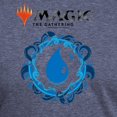 thumbnail image 3 of CafePress - Magic Blue Mana Symbol T Shirt - Mens Tri-blend T-Shirt, 3 of 4