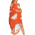 thumbnail image 1 of Vestido largo holgado tipo caftán de playa con estampado de gasa para mujer Pompotops  lopia1000668, 1 of 9