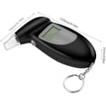 thumbnail image 5 of Jinsinto Professional Digital Breathalyzer Alcohol Analyzer Tester Portable Breath Tester with LED Display Screen + 10 x Mouthpieces (2 AAA Batteries Not Included), 5 of 5