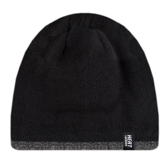 Men's Flat Knit Hat With Contrast Trim