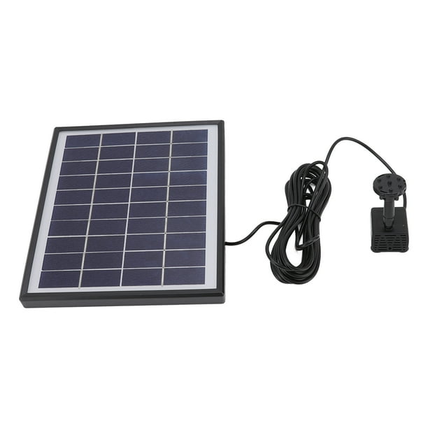 Solar Fountain Pump, Prevent Clogging 12V Portable Solar Water Pump