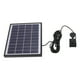 thumbnail image 4 of Eficiente, resistente a obstrucciones, portátil y fácil de limpiar. Fuente de agua flotante para exteriores de 12 V y bomba solar de 5,0 W, 4 of 8