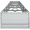 thumbnail image 4 of vidaXL Garden Raised Bed 189"x31.5"x17.7" Galvanized Steel Silver, 4 of 5