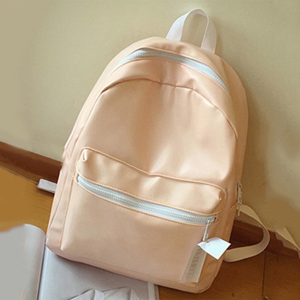 Backpack Women Solid Colors School Bags 