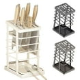 thumbnail image 2 of Pekkaxy Stainless Steel Kitchen Utensil Holder, 8.78 x 6.04 x 4.56 in, Organizes Spoons and Tongs, Keeps Countertops Clutter-Free for Efficient Cooking, 2 of 9