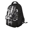 thumbnail image 2 of Jeiento Girls Elementary School Backpack Water-Resistant Polyester Bookbag Patriotic Eagle 16 Inch Lightweight Daypack for School, Travel and Hiking, 2 of 7