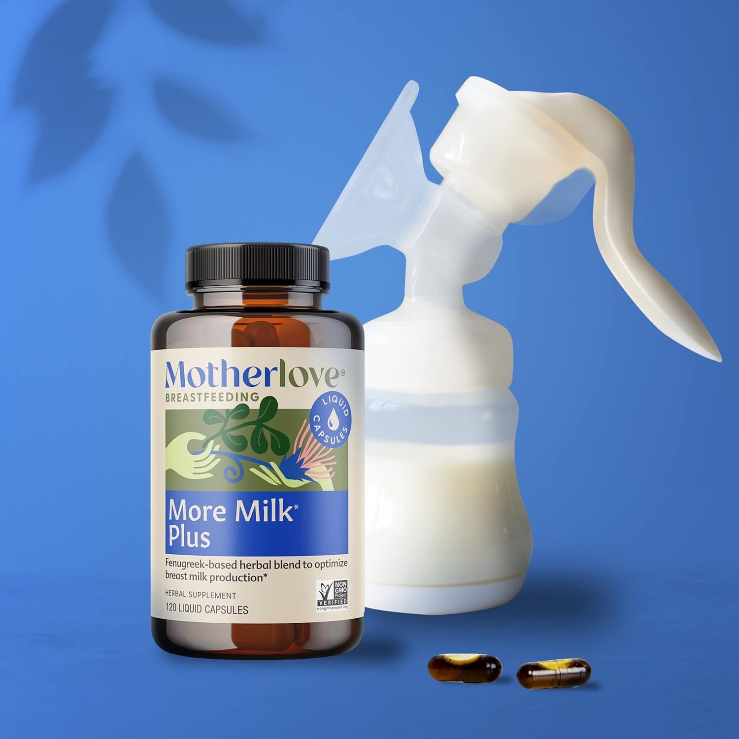 Motherlove More Milk Plus®, Fenugreek-Based Lactation Supplement, 120 Liquid Caps