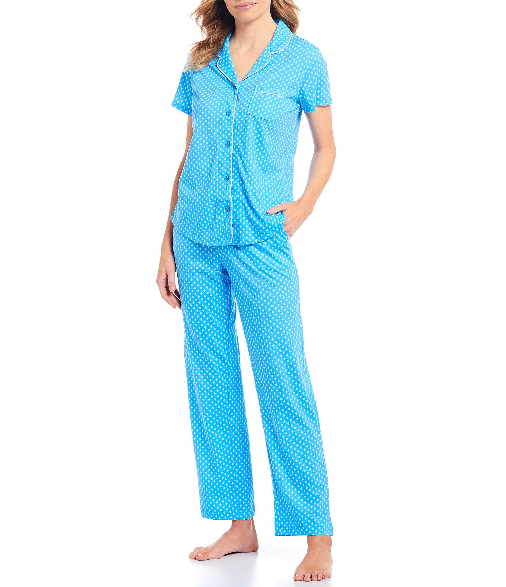 Karen Neuburger - Womens Sleepwear Large Printed Pajama Sets L ...