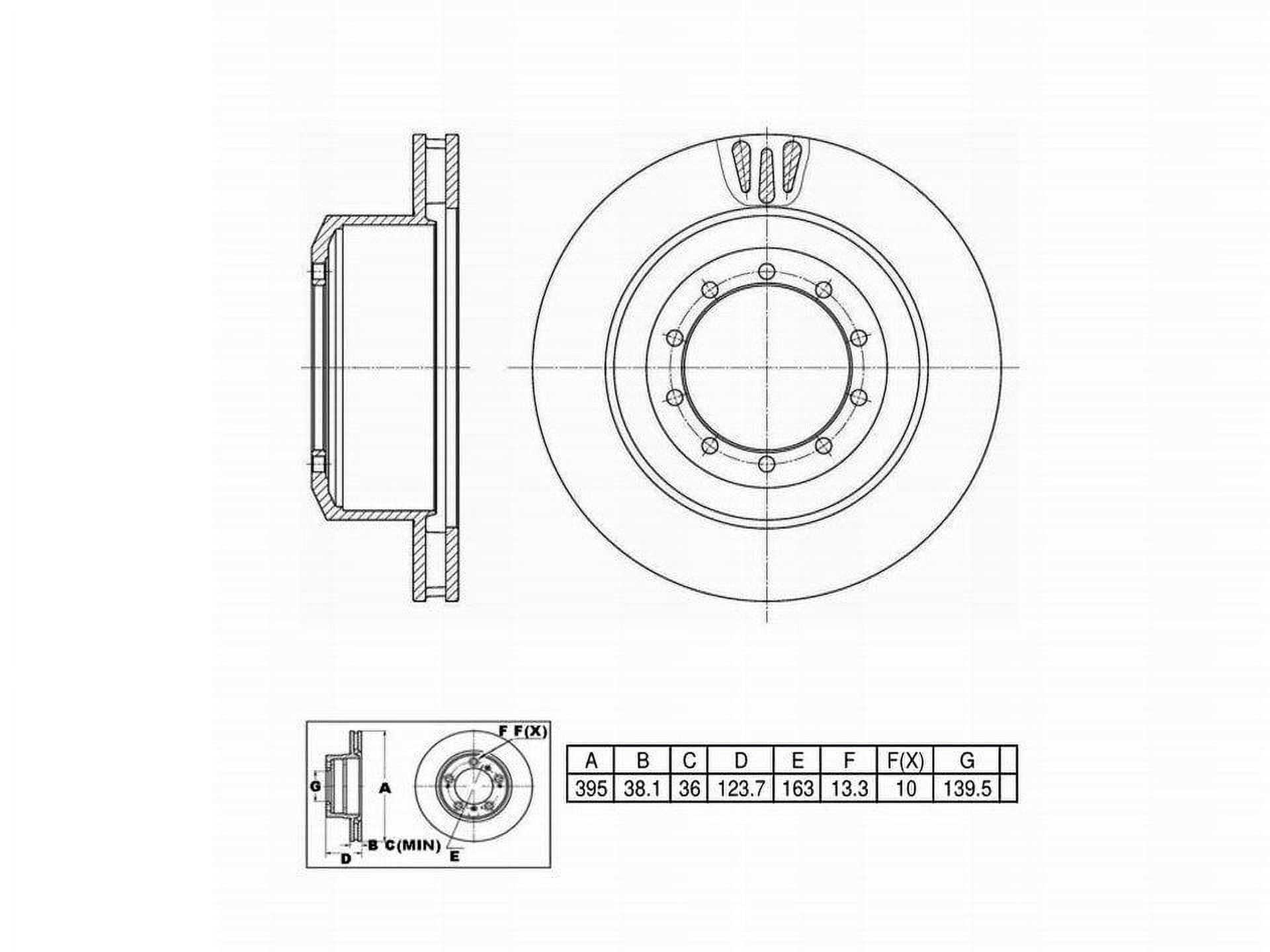 Winstop Brake Rotor, Front WS241270, Ford F-450 Super Duty 2004-1999