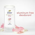 thumbnail image 5 of Dove Aluminum Free Deodorant for Women Rose Petals, 2.6 oz, 5 of 8