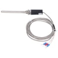 thumbnail image 1 of Thermocouple Probe Sensor, PT100 Type High Accuracy Temperature Sensor Waterproof Stable Transmission  For Air Conditioner, 1 of 8