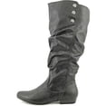 thumbnail image 2 of Womens Cliffs by White Mountain Funhouse Wide Calf Boots, Black/Smooth, 2 of 5