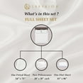 thumbnail image 5 of Egyptian Cotton 1000 Thread Count Solid Sheet Set  Full-Ivory, 5 of 5