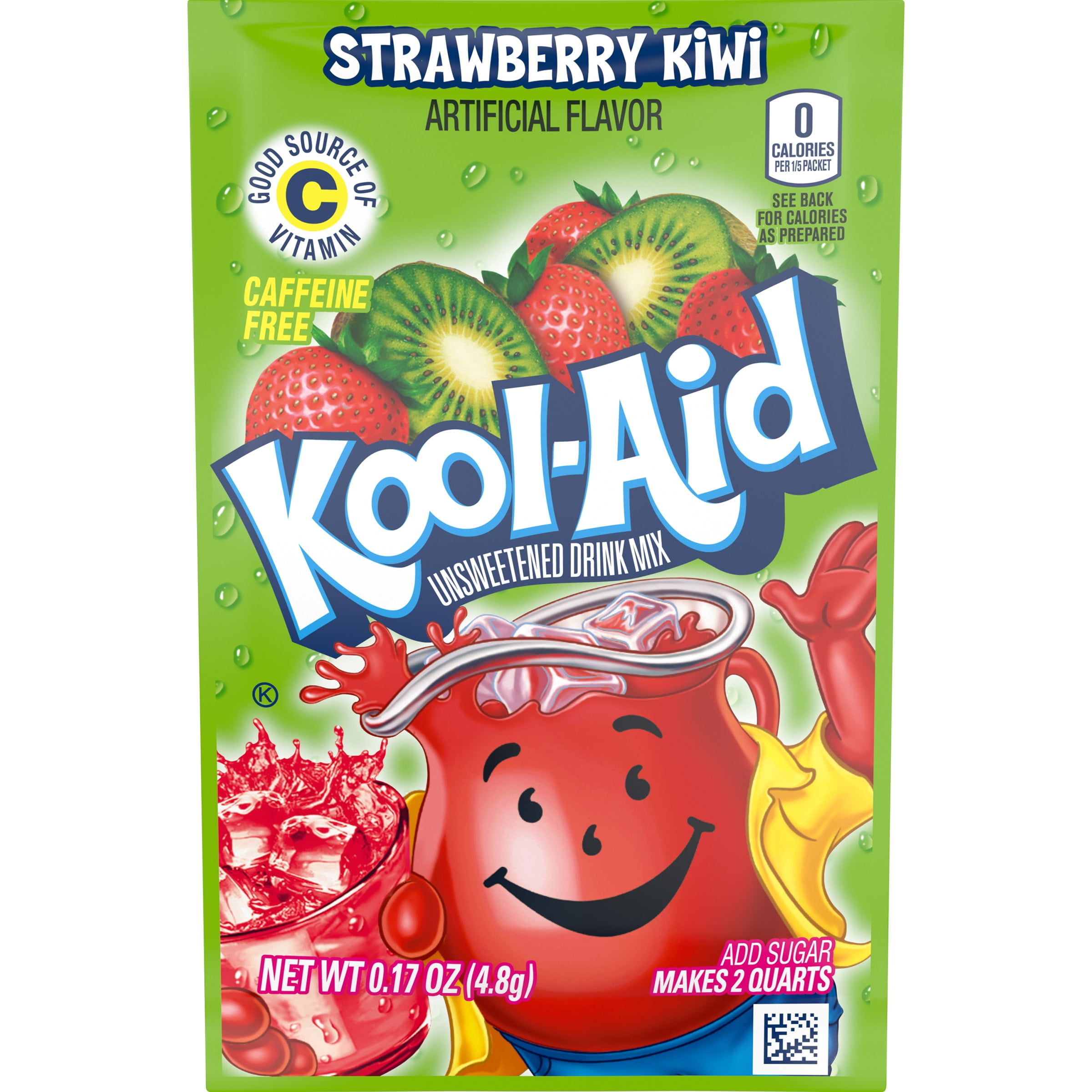 KoolAid Unsweetened Strawberry Kiwi Artificially Flavored