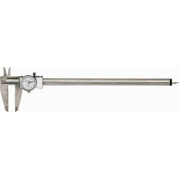 TESA Brown & Sharpe 00589046 Value Line Dial Caliper with Case: 0"-12" Range