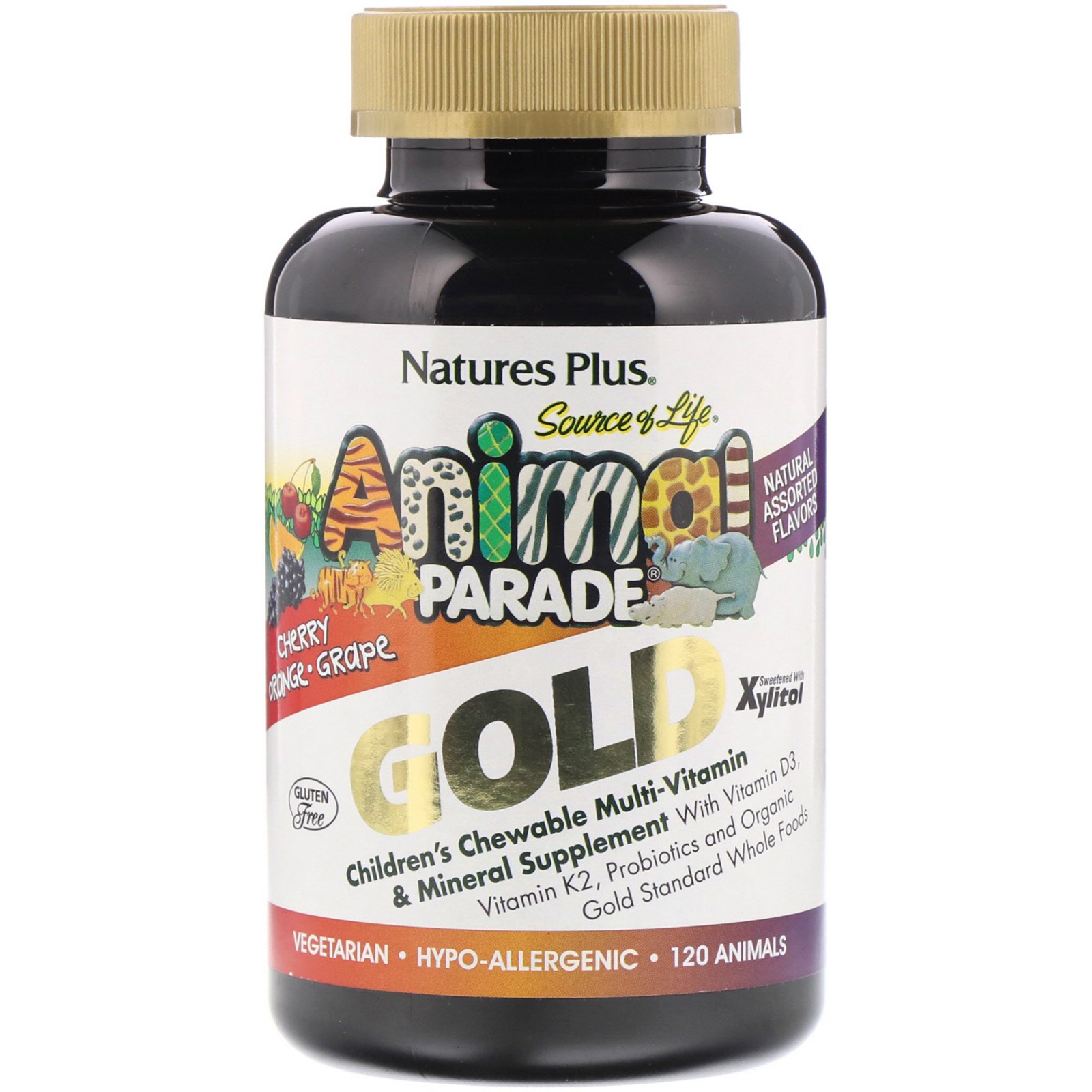 Nature's Plus, Source of Life Animal Parade Gold, Children's Chewable