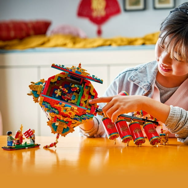 LEGO Spring Festival Fortune Firecracker Kids Building Toy
