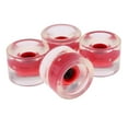 thumbnail image 2 of 4 Pcs Roues de Longboard 70mm pour Camions, Roues Clignotantes Créatives pour Planche à Roulettes, Hommes Femmes Planche à Roulettes Extérieure Montagne Descente Rouge, 2 of 8