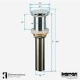 thumbnail image 3 of Karran Usa Pu25 Karran Pu25 Pop-Up Vanity Bowl Drain - Chrome, 3 of 5