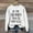 White, variant on Up To 50% Off Crewneck Sweatshirts Women If I'm Too Much Then Go Find Less Women's Letter Print Crew Neck Long Sleeve Sweatshirt