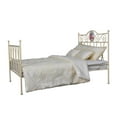 thumbnail image 2 of Cama de hierro para casa de muñecas, cama doble, accesorios de fotografía realista, muebles en miniatura, habitación, Retro para ventana de, 2 of 8