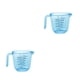 thumbnail image 1 of Ounissouiy Plastic Measuring Cups Pastry Kitchen Volumetric Container Cooking with Tool Measurement Liquid Multi Handle Measure Azul 150ml 2Conjunto, 1 of 6
