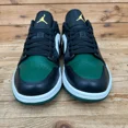 thumbnail image 4 of Ni-k-e Trainers Mens Size UK 6 Air Jordan 1 Low Green Toe Leather Casual Shoes AJ, 4 of 6