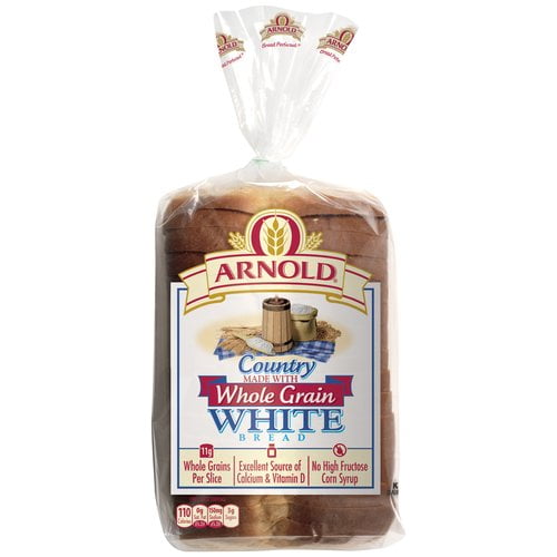 Arnold Country White Bread Made With Whole Grain 24 Oz Walmart Com Walmart Com