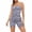 ☪307-Gray, variant on Athletic Rompers for Women Padded Tank Top Workout Shorts Jumpsuit Pockets One Piece Bodysuit Running Yoga Gym 2026