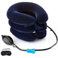 thumbnail image 1 of Inflatable Cervical Neck Traction Mechanism Improve Spinal Alignment Reduce Neck Brace Adjustable(Blue), 1 of 6