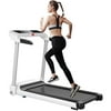 PEZHADA Folding Exercise Treadmill, Motorized Running Machine Treadmill Electric 2.5HP Wide Tread Belt With LCD Display for Home,Easy Assembly, Sturdy, Portable and Space Saving