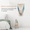 thumbnail image 4 of Wall Hanging Macrame Curtain Hand Woven Tapestry Perfect Door Curtain Macrame for Bedroom Decoration 45 x 75cm, 4 of 9