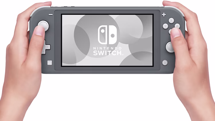 Nintendo Switch Lite Gray (International Edition) Bundle with Mario and Luigi: Brothership