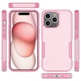 thumbnail image 3 of Ebizware Shockproof Heavy Duty Cell Phone Case for iPhone 15 Plus, Rose Gold, 3 of 8