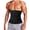 Black #1, variant on COMFREE Sauna Waist Trimmer Belt Men Workout Waist Trainer Sweat AB Belt with Adjustable Double Straps