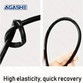 thumbnail image 3 of 17Pcs AGASHE PU Tubing Quick Connect Air Hose Fittings Kit: 4/6/8/10/12mm, universal thread, quick release. Metal & PVC straight, 3 of 5