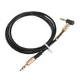 thumbnail image 4 of MERIGLARE 3.5mm Auxiliary Audio Jack To Jack Cable 90 Degree Right Angle For , , black, 4 of 8