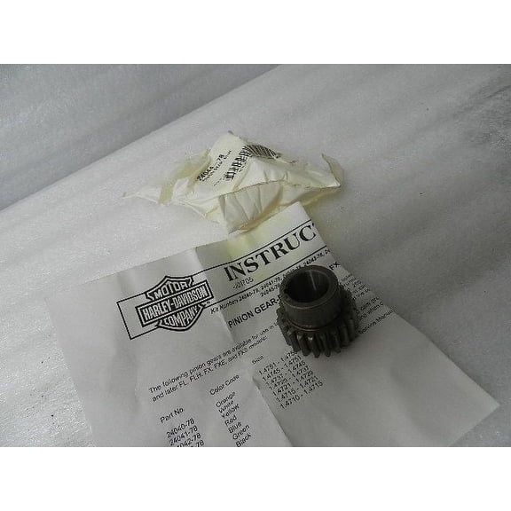 NOS NEW HARLEY PINION GEAR BLUE 24044-78