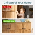 thumbnail image 7 of Autumn Bliss Co Cabinet Locks  Baby Proofing, No Drilling, Easy Install, Adjustable & Reusable, Child Proof, 6 Piece, 7 of 7