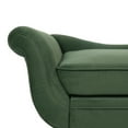 thumbnail image 5 of Noble House Xane Indoor Fabric Chaise Lounge With Bolster Pillow, Sage Green, 5 of 8