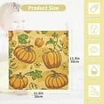 thumbnail image 2 of SKYSONIC 3 PCS Orange Pumpkins Baby Muslin Washcloths, Fall Thanksgiving Harvest Face Towel Burp Cloths Ultra Soft Absorbent Cotton Bath Wipes Towels for Newborn Boys Girls, 2 of 7