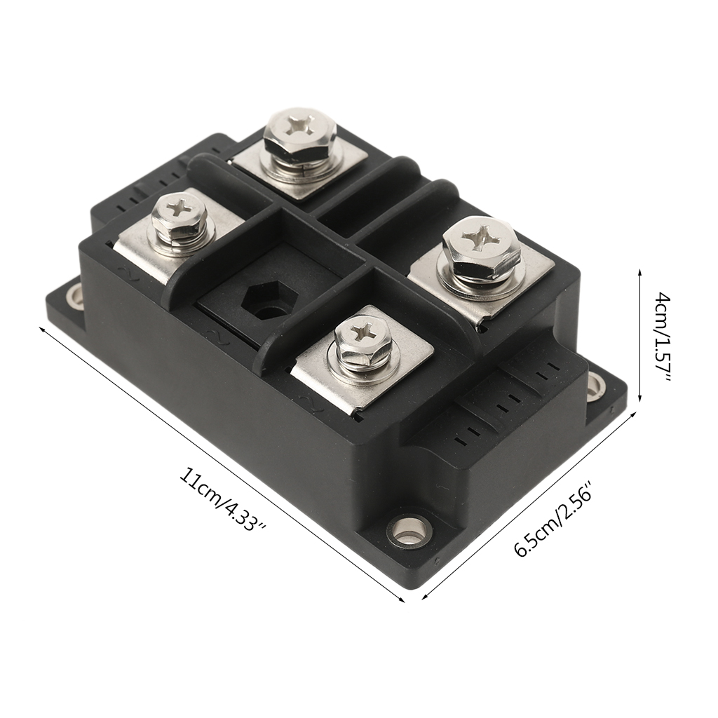 Apooke Single-Phase Diode Bridge Rectifier 400A Amp High Power 1600V Electrical Accessory 4 Terminal Diode Rectification Module