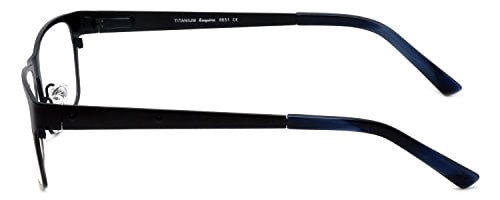 Esquire Designer Reading Glasses EQ8651 in Black 54mm with Case +1.50