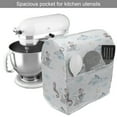 thumbnail image 2 of Mermaid Stand Mixer Cover, Sea Horse Sleigh in the Fantasy Sky Clouds and Moon, Kitchen Appliance Organizer Bag Cover with Pockets, 5 Quarts, Blue Pale Pink, by Ambesonne, 2 of 4