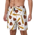 thumbnail image 2 of Daiia Baseball Sport Mens Swim Trunks Swim Shorts Quick Dry Swim Shorts with Mesh Lining Pockets-Small, 2 of 9
