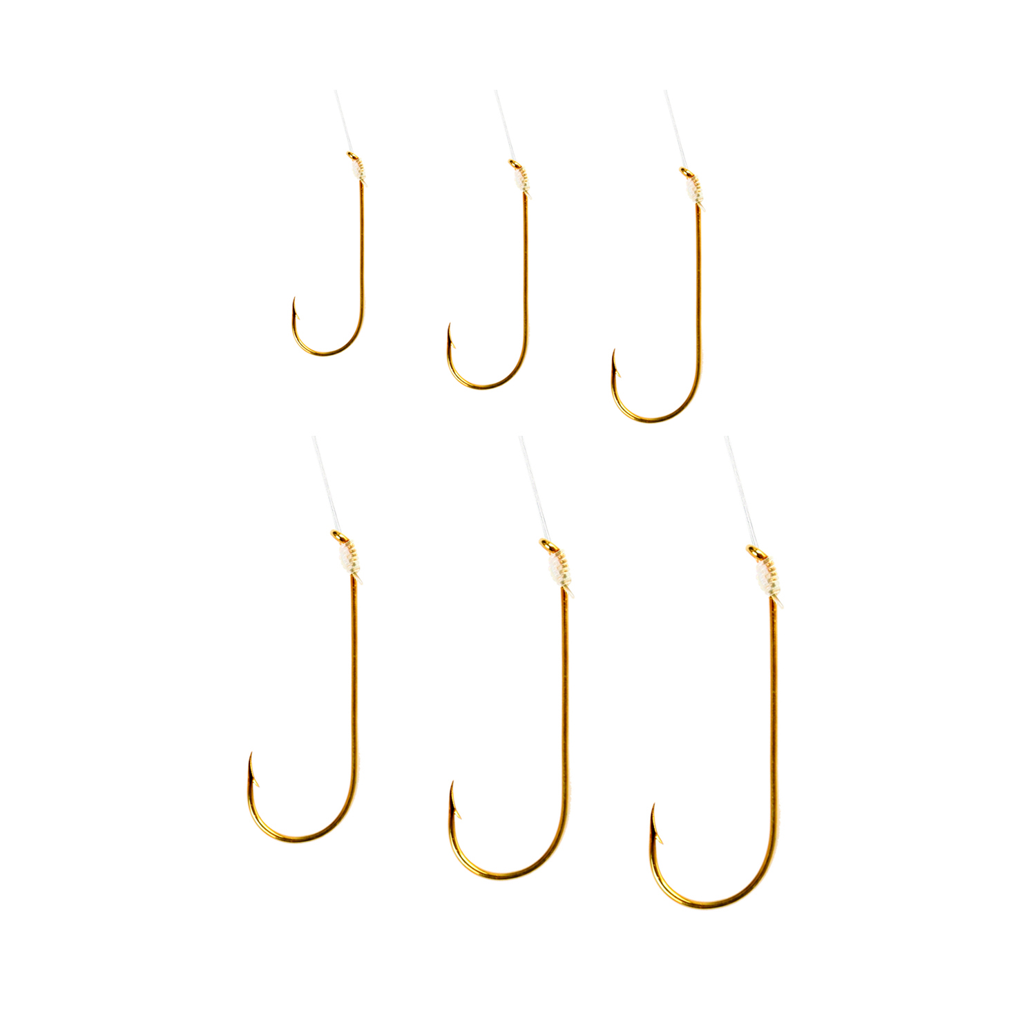 Eagle Claw Aberdeen Snell Fish Hook, Size 2