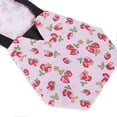 thumbnail image 4 of Chicken Diapers Washable Breathable Poultry Cloth with Bow Tie for Duck Chicken and GooseM Pink Strawberry, 4 of 4