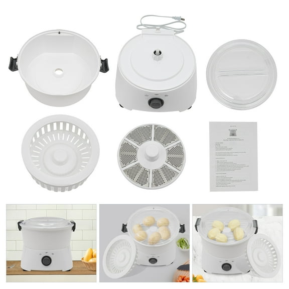 Electric Potato Peeler Table Kitchen Automatic Peeler Spinner Peeling Machine for Kitchens, Restaurants